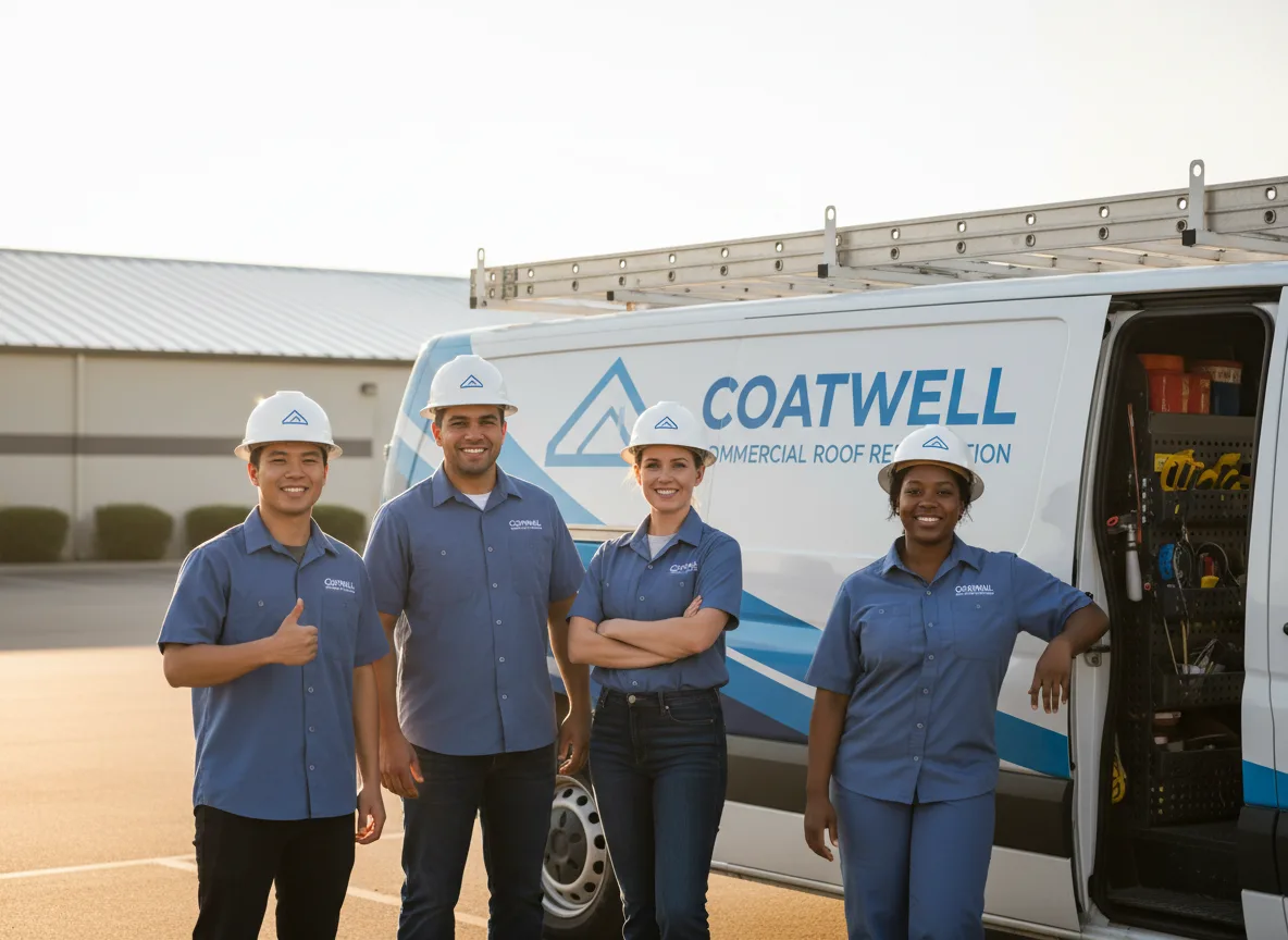 Commercial roof coating company in Clarks Grove, MN